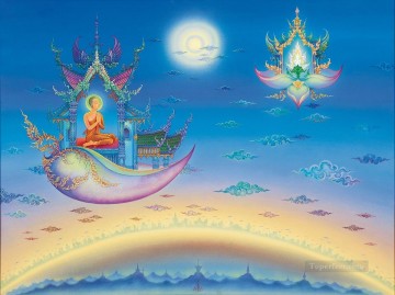 Fantasía Painting - Clarividente en la tierra del Señor Buda CK Fairy Tales
